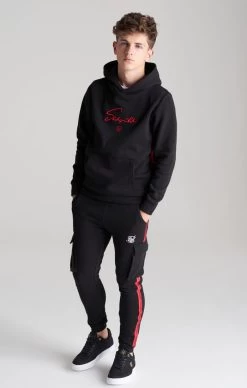 SikSilk Boys Black Taped Overhead Hoodie -Style Zone Shop SSK 0330 007 copy b3bb0dea e8fd 4191 9f9c ccecc2ef2999