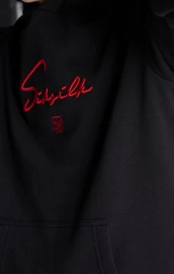 SikSilk Boys Black Taped Overhead Hoodie -Style Zone Shop SSK 0330 017 copy 69e7785c df2a 4f50 b2ab ba93486af194