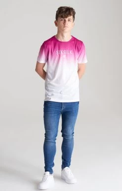 SikSilk Boys Pink High Fade T-Shirt -Style Zone Shop SSK 0342 043 7053c577 e987 4566 81ae b83f28ad1f29