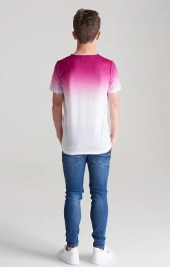SikSilk Boys Pink High Fade T-Shirt -Style Zone Shop SSK 0342 048 2f361027 8c39 4021 bf8a 5d758e9c1abc
