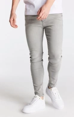 SikSilk Boys Grey Essential Skinny Denim Jean