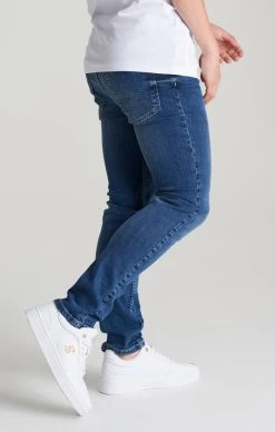 SikSilk Boys Midstone Essential Slim Denim Jean -Style Zone Shop SSK 0384 007 12870641 710a 4b0e a135 f6f81c9b84f7