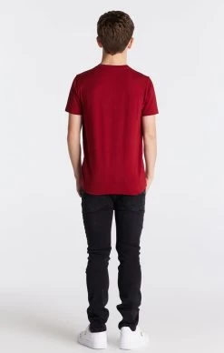 SikSilk Boys Black Distressed Slim Denim Jean -Style Zone Shop SSK 0386 5 a305eb17 917b 4a6a b287 591c9b3f9469