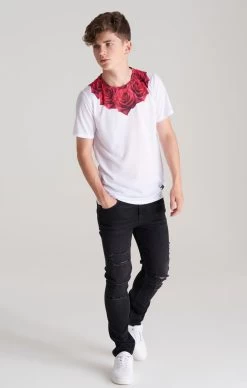 SikSilk Boys White Rose T-Shirt -Style Zone Shop SSK 0437 010 730eb8b2 4df7 47cd b5a6 106704c162f5