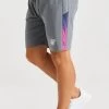 SikSilk Boys Grey Fade Panel Short