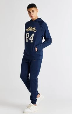 SikSilk Boys Navy Retro Hoodie -Style Zone Shop SSK 0555 4