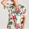SikSilk Retro Tropics Baseball Jersey - Ecru -Style Zone Shop SSK 0591 1 2ced763d eaa9 466a ab20 b77b1ce12c9a