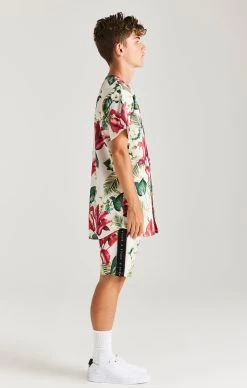 SikSilk Retro Tropics Baseball Jersey - Ecru -Style Zone Shop SSK 0591 3 c28de858 973d 4846 b12d 05fed507253e