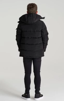 SikSilk Boys Black Puff Parka -Style Zone Shop SSK 0617 018 cc10f52c 05dd 4a2d bb7f 923e56a1c798