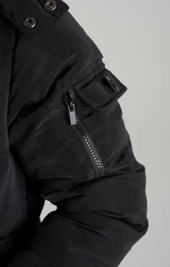 SikSilk Boys Black Puff Parka -Style Zone Shop SSK 0617 038 2ca826c6 3e44 4e7e 8976 849f202bbe99