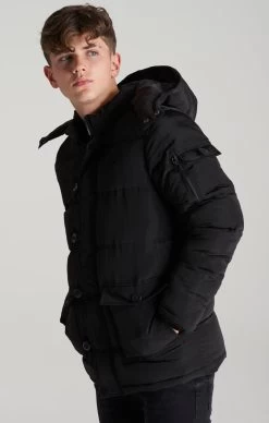 SikSilk Boys Black Puff Parka -Style Zone Shop SSK 0617 059 b27afc81 7735 426c adbf 96bf02e03c26