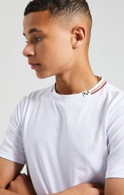 Boys Messi X SikSilk White Collar Detail T-Shirt -Style Zone Shop SSK 0826 2 e15cd5a6 b4c7 4f0f 8bc9 c38540d73881