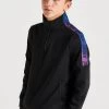 SikSilk Iridescent 1/4 Zip Funnel Neck - Black -Style Zone Shop SSK 0938 1 6adb98ac 9bbb 4ac1 9c7e 5a119d5224e3