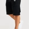 SikSilk Retro Classic Cargo Shorts - Black -Style Zone Shop SSK 0943 1 af854b70 fb38 428d b5f0 46463477ef33