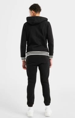 Messi X SikSilk Logo Overhead Hoodie - Black -Style Zone Shop SSK 0995 5