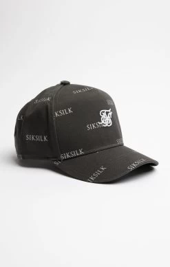 SikSilk Boys Grey Aop Trucker Cap