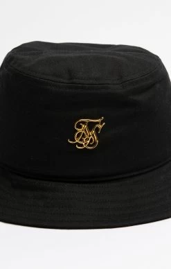 SikSilk Boys Black Logo Bucket Hat -Style Zone Shop SSK 1052 04 5efe1791 b857 4f25 b85a 8013e0d7fb1d