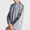 SikSilk Boys Grey Taped Funnel Neck Zip Thru -Style Zone Shop SSK 1103 1