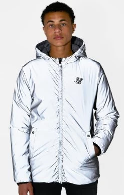 SikSilk Boys Grey Reversible Bubble Jacket -Style Zone Shop SSK 1184 3A