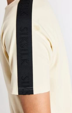 SikSilk Boys Beige Taped Raglan T-Shirt -Style Zone Shop SSK 1195 6