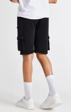 SikSilk Boys Black Cargo Short -Style Zone Shop SSK 1200 4