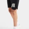 Messi X SikSilk Logo Loose Fit Shorts - Black -Style Zone Shop SSK 1358 1