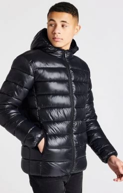 SikSilk Boys Black Lightweight Bubble Jacket -Style Zone Shop SSK 1424 7