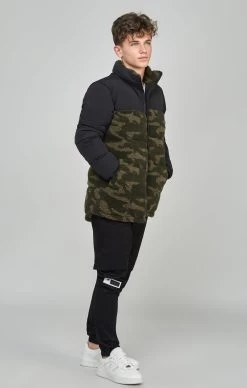 SikSilk Boys Camo Borg Puffer Jacket -Style Zone Shop SSK 1540 3