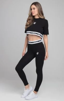 SikSilk Revert Leggings - Black -Style Zone Shop SSW 2257 20SSW 2261 004