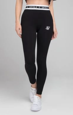 SikSilk Revert Leggings - Black