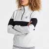 SikSilk Grey Marl 1/4 Zip Track Top -Style Zone Shop SSW 2379 20SSW 2380 0010