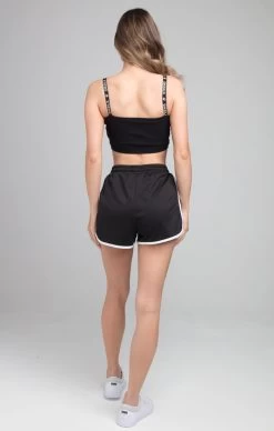 SikSilk Ribbed Tape Bralette - Black -Style Zone Shop SSW 2471 5