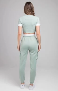 SikSilk Green Crop T-Shirt -Style Zone Shop SSW 2492 007 5a30d79b cfce 4f7e b4d1 631a123aa5f2