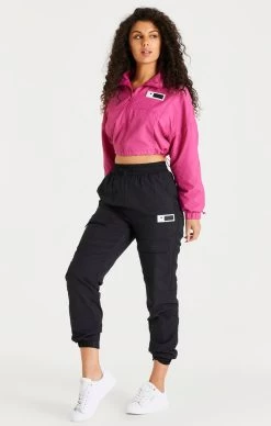 SikSilk Pink Cropped Ruched Jacket -Style Zone Shop SSW 2683 006 2f2ceaad 3ace 404b 8938 f7049ea59cef