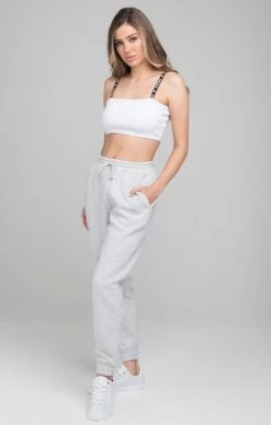 SikSilk Oversize Jogger - Ice Grey Marl