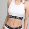 SikSilk White Racerback Bralette -Style Zone Shop SSW 2804 006 51ffd344 e945 4387 9a07 036c93b49dcb