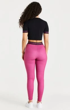 SikSilk Black Pro Crop T-Shirt -Style Zone Shop SSW 2882 20SSW 3817 008 734805ec 5336 40ca bcb7 0487cc1a27d8