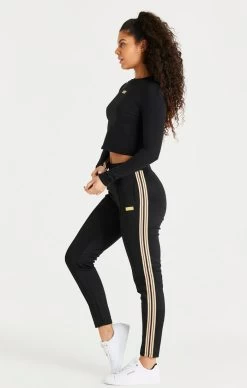 SikSilk Black Long Sleeve T-Shirt -Style Zone Shop SSW 2916 SSW 2915 007 796d8c4b 5a3d 43b8 a84b 6cc4118ec808