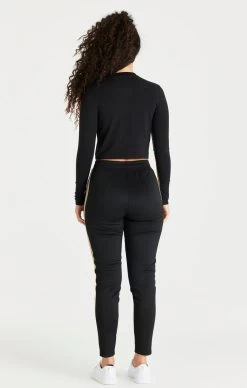 SikSilk Black Long Sleeve T-Shirt -Style Zone Shop SSW 2916 SSW 2915 008 796dceb9 a536 4eb9 9416 ecf6c4a14632