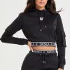 SikSilk Black Cropped Cargo Hoodie -Style Zone Shop SSW 3073 SSW 3074 3 c61281f2 0906 427d a912 d45f992f0853