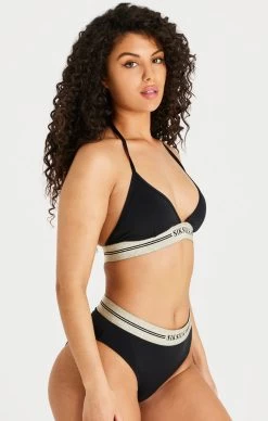 SikSilk Supremacy Bikini Top - Black