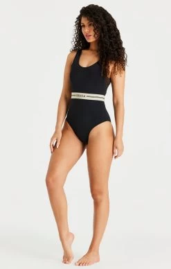 SikSilk Supremacy Swimsuit - Black -Style Zone Shop SSW 3287 005 149849d5 4e60 40b7 aacd bcaeff639e30