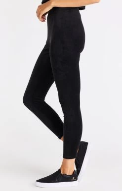 SikSilk Velour Embroidered Leggings - Black -Style Zone Shop SSW 3396 2