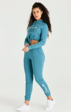 SikSilk Teal Essential Cropped Hoodie -Style Zone Shop SSW 3431 20SSW 3433 006 ae4434ff 95cc 4b4d bd48 03145097fa8b