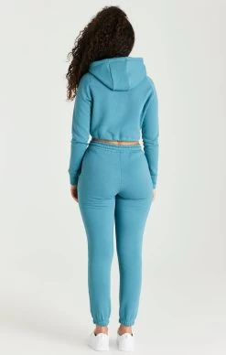 SikSilk Teal Essential Cropped Hoodie -Style Zone Shop SSW 3431 20SSW 3433 008 2f95a596 4f1f 4389 ba57 76e9165ebe2c