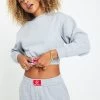 SikSilk Grey Marl Cropped Sweatshirt -Style Zone Shop SSW 3542 1 90161d38 5135 4448 8650 b65f6fc2e86e