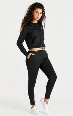 SikSilk Black Zip Thru Hoodie -Style Zone Shop SSW 3557 001 9165e10c 2452 46cd addf 1efc8dd077d8