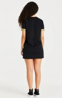 SikSilk Black T-Shirt Dress -Style Zone Shop SSW 3559 007 d2c807fa 7d2e 42a8 a332 e8a319e306b9