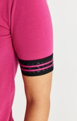 SikSilk Pink Tape T-Shirt -Style Zone Shop SSW 3708 017 a3968c01 6c5c 423b 8960 f60b2e0faeed