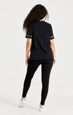 SikSilk Black Oversize T-Shirt -Style Zone Shop SSW 3711 5 cc70a760 8508 418e 9f28 a7776025cbae